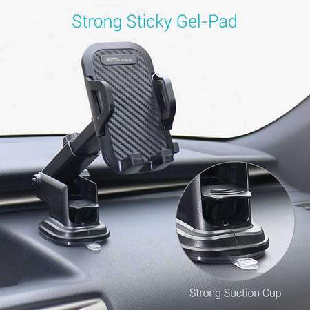 Portronics Clamp M- Universal Car Mobile Holder