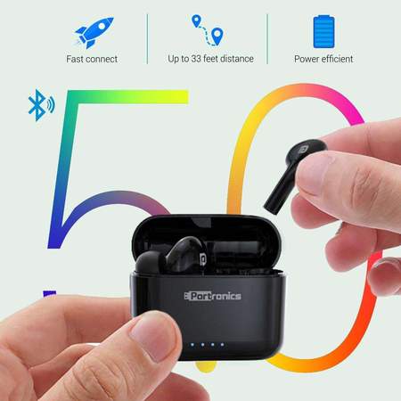 Portronics Harmonics Twins 33- Wireless Sports Headset