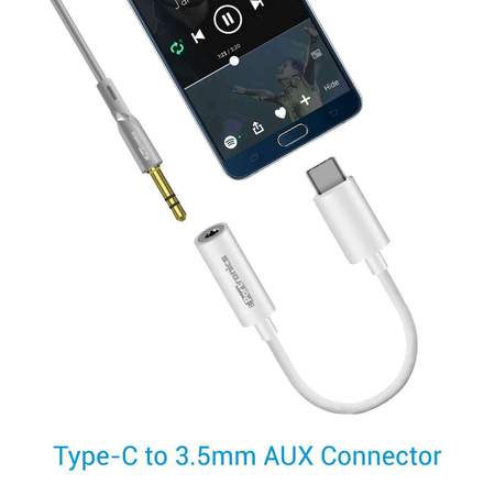 Portronics I Konnect-C- Type-C to 35 AUX Connector