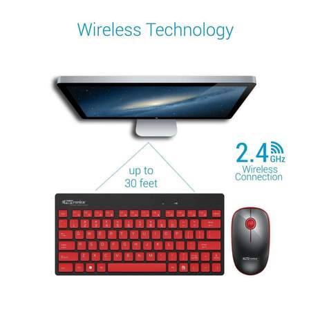 Portronics Key 2 Combo- Multimedia Wireless keyboard Mouse