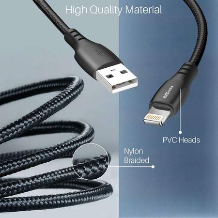 Portronics Konnect A 8 Pin Cable- USB Cable