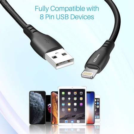 Portronics Konnect A 8 Pin Cable- USB Cable