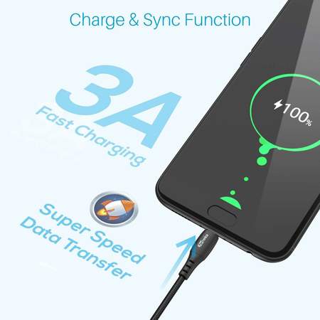 Portronics Konnect A Micro Cable- USB Cable