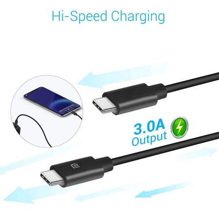 Portronics Konnect Core C to Type-C Cable- USB Cable