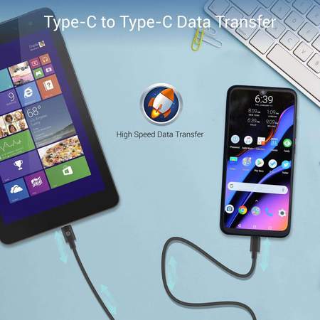 Portronics Konnect Core C to Type-C Cable- USB Cable