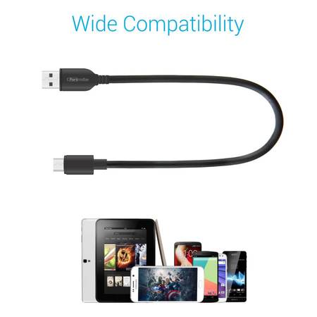 Portronics Konnect Core Mini Micro- 25cm Long Micro USB Cable