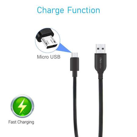 Portronics Konnect Core Mini Micro- 25cm Long Micro USB Cable
