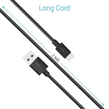 Portronics Konnect Core Plus Type C- 1M Type C Cable