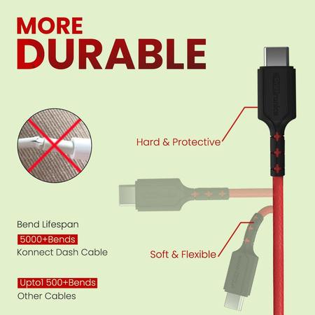 Portronics Konnect Dash- Type-C USB Cable