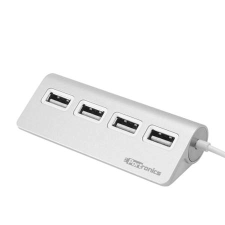 Portronics Mport 24 for PC- USB 20 Aluminium HUB with 4 USB Ports