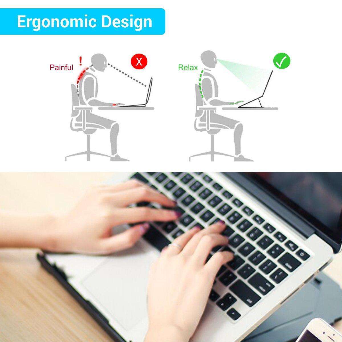 Portronics MY Buddy Hexa III- Portable Laptop Stand