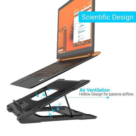Portronics MY Buddy Hexa III- Portable Laptop Stand