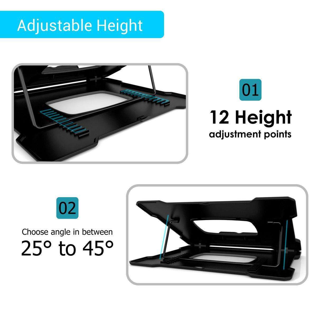 Portronics MY Buddy Hexa III- Portable Laptop Stand