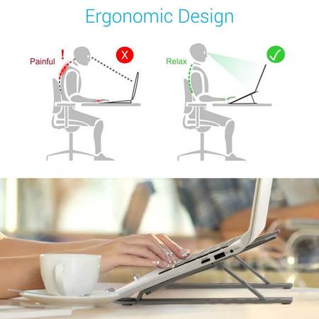 Portronics MY Buddy K- Portable Laptop Stand