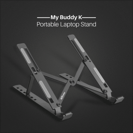 Portronics MY Buddy K- Portable Laptop Stand