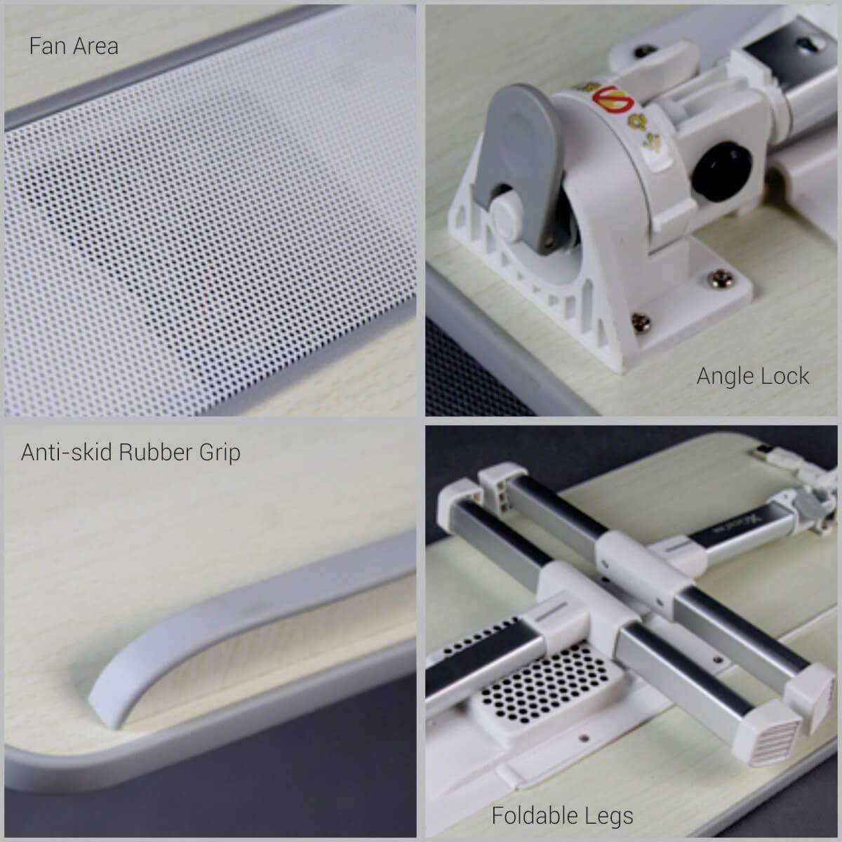Portronics MY BUDDY Plus- Laptop Stand with In-built Fan