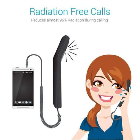 Portronics Phoni 3- Anti Radiation Handset for Mobile
