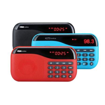 Portronics Plugs- Mini Portable Speaker with FM