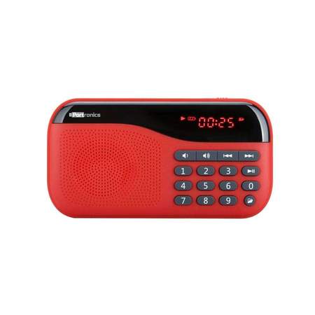Portronics Plugs- Mini Portable Speaker with FM
