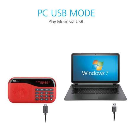 Portronics Plugs- Mini Portable Speaker with FM