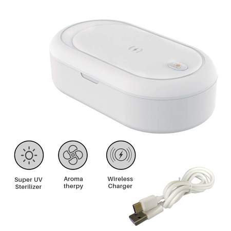 Portronics PuriFi 102- Multifunctional UV Steriliser Box With 10W Wireless Charger