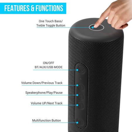 Portronics Sound Drum L- 30W Portable Bluetooth Speaker