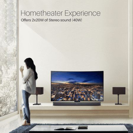 Portronics Sound Slick II- Wireless TV Sound Bar