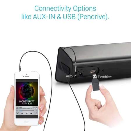 Portronics Sound Slick II- Wireless TV Sound Bar