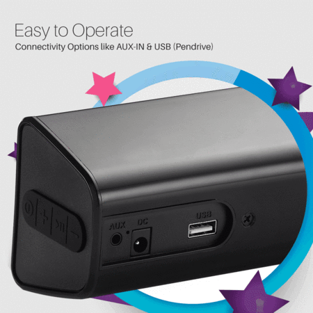 Portronics Sound Slick II- Wireless TV Sound Bar