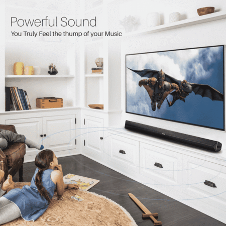 Portronics Sound Slick II- Wireless TV Sound Bar