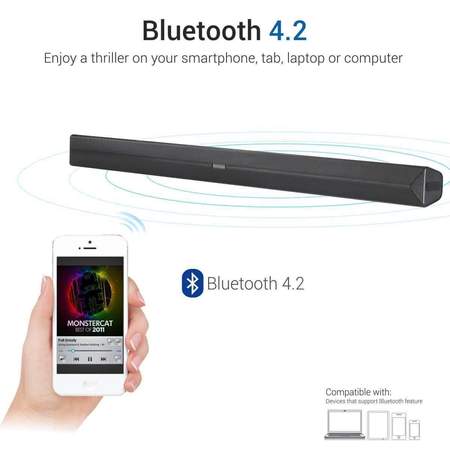 Portronics Sound Slick II- Wireless TV Sound Bar