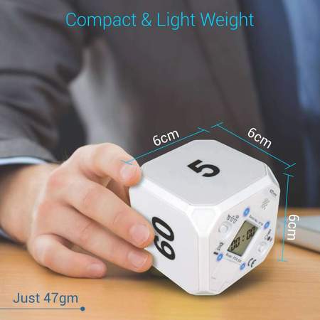 Portronics Time Out- Countdown Timer Cube