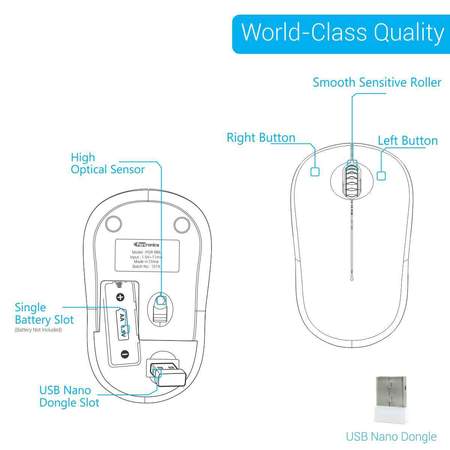 Portronics Toad 12- Wireless Optical Mouse