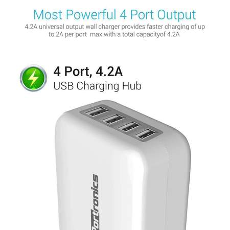 Portronics U-Box- 4Ports 42A USB Charging Hub