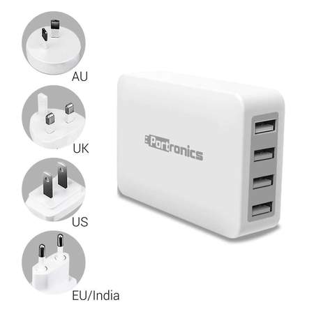 Portronics U-Box- 4Ports 42A USB Charging Hub