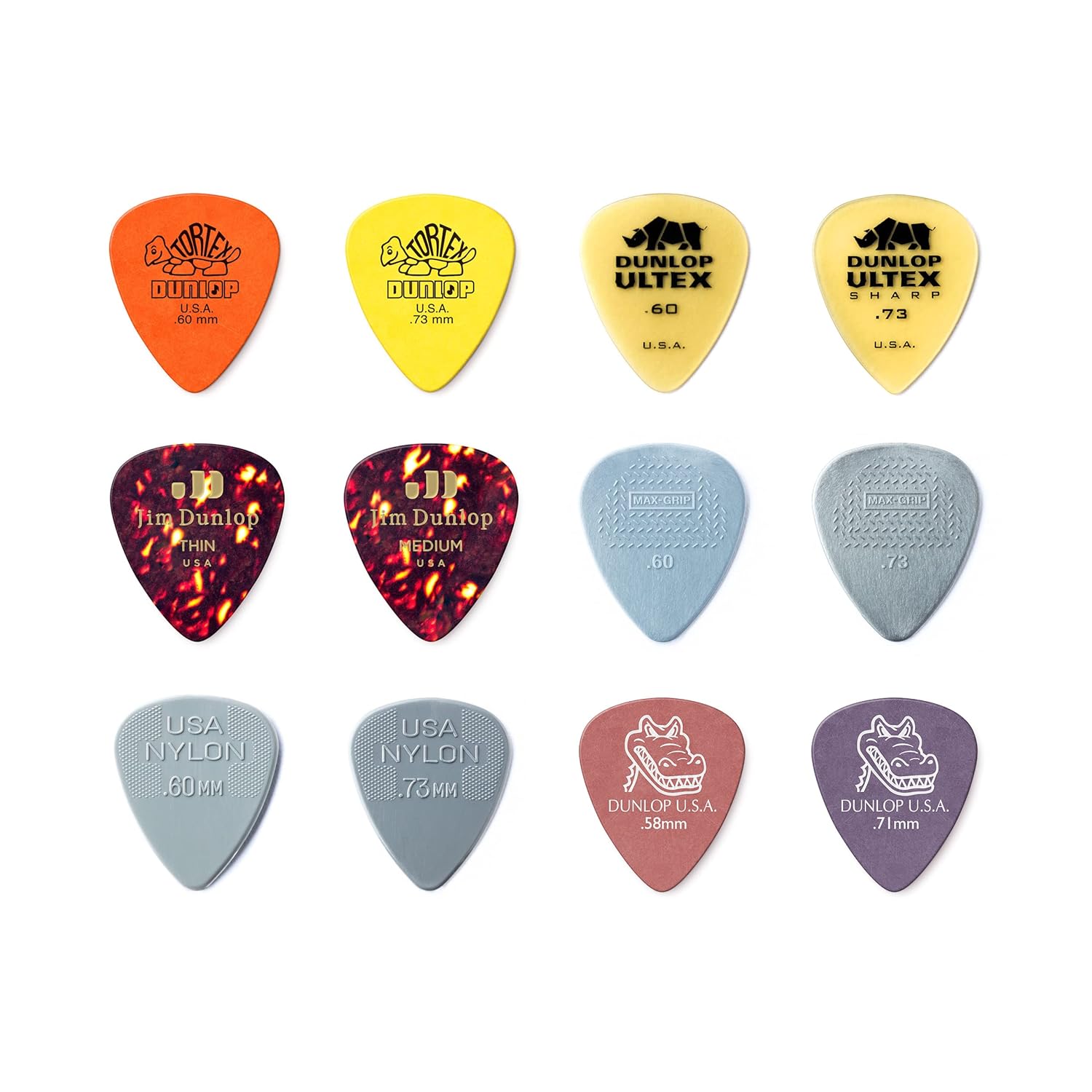 Dunlop PICKS VARIETY  PVP101 12 PCS