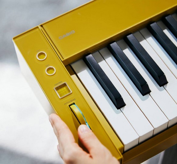 Casio PX-S7000 Digital Piano - Honey Musturd
