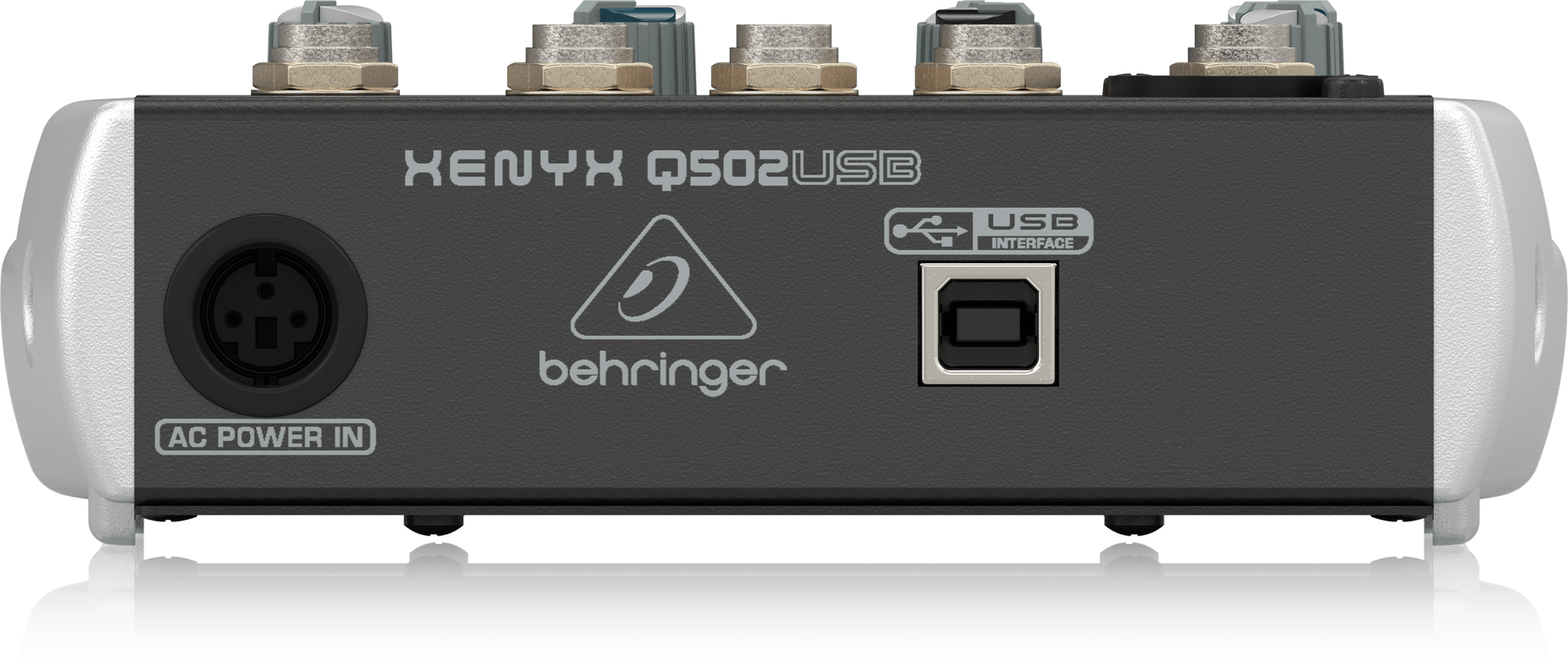Behringer Q502USB Premium 5-Input 2-Bus Mixer with XENYX Mic Preamp and Compressor British EQ and USBAudio Interface