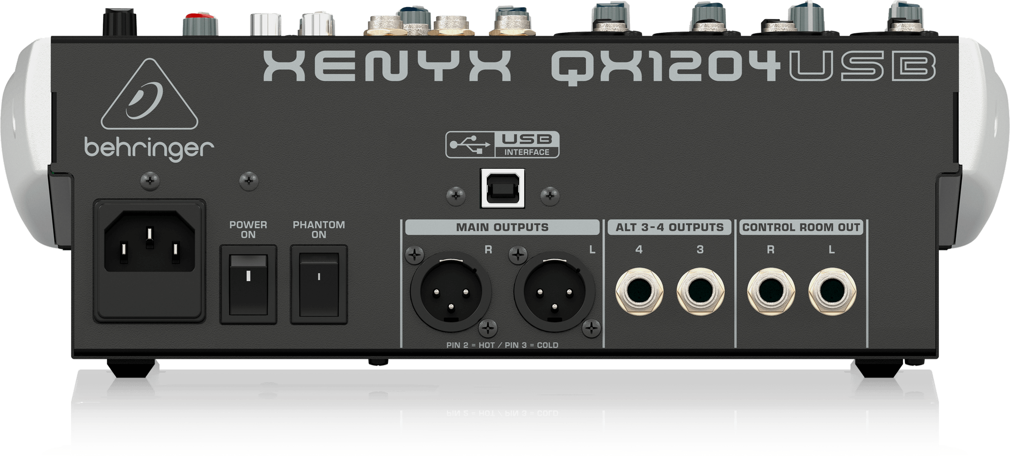 Behringer XENYX QX1204USB Premium 12-Input 22-Bus Mixer with XENYX Mic Preamps and Compressors Klark Teknik Multi-FX Processor Wireless Option and USBAudio Interface