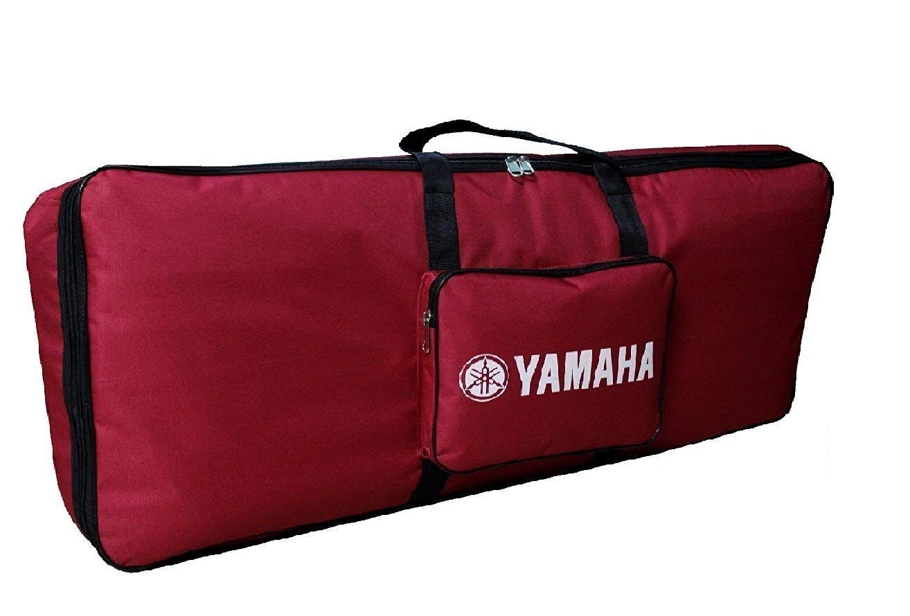Yamaha PSR-F52 Digital Keyboard 61 Keys with Red Cover Bag and Keyboard Stand