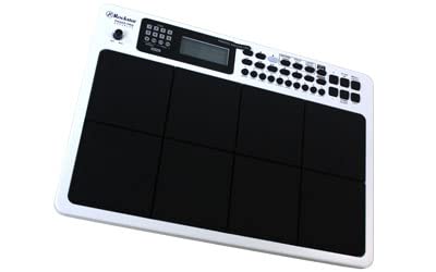 Rockstar Pad20 Pro 29 Buttons 8 Pad with Hard Case and Octapad Stand WHITE