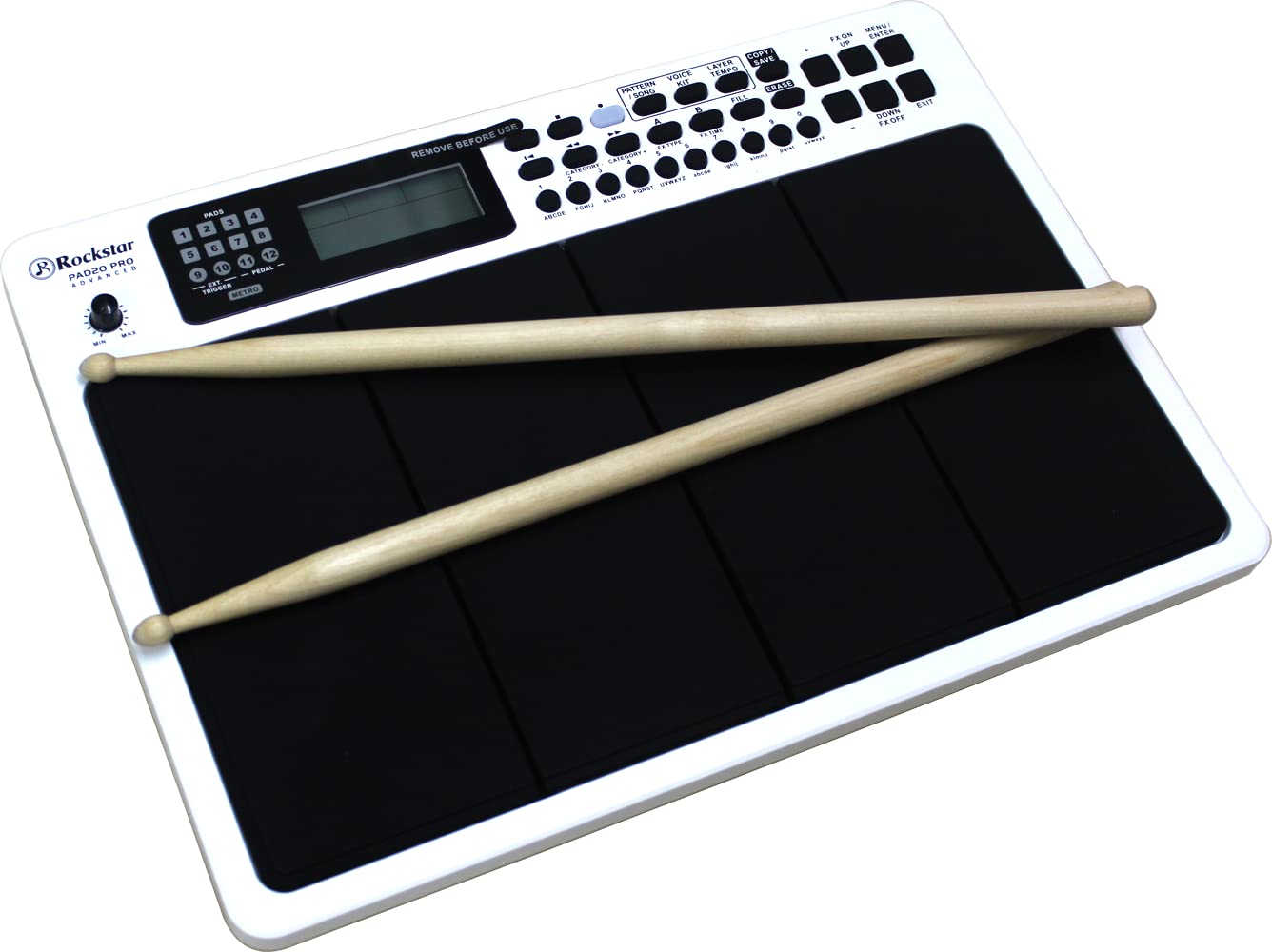 New Rockstar Pad20 Pro Advanced with New Indian Tones - White