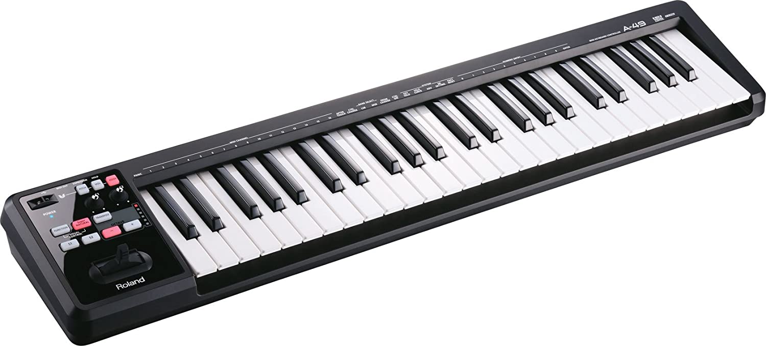 Roland A-49 MIDI Keyboard Controller black