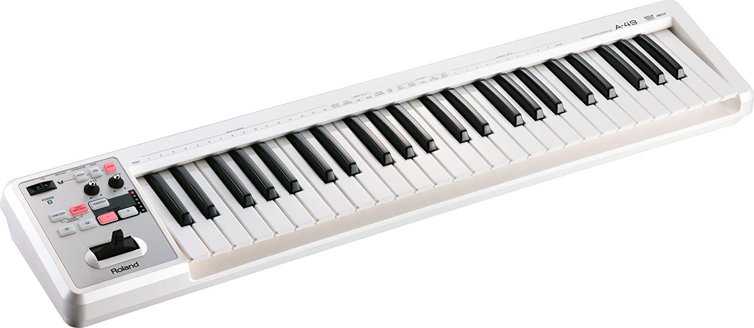 Roland A-49 - MIDI Keyboard Controller - White
