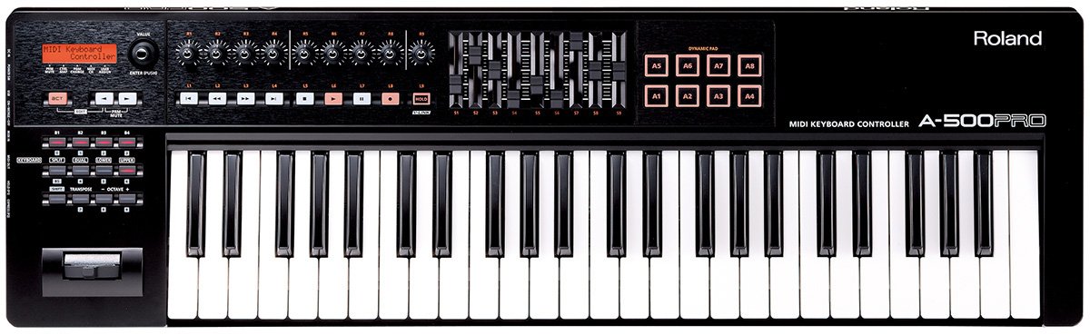 Roland A-500 PRO-R 49-Keys MIDI Keyboard Controller Black