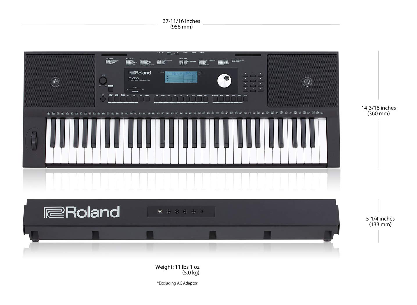 Roland E-X20 Arranger Keyboard with Carry Bag