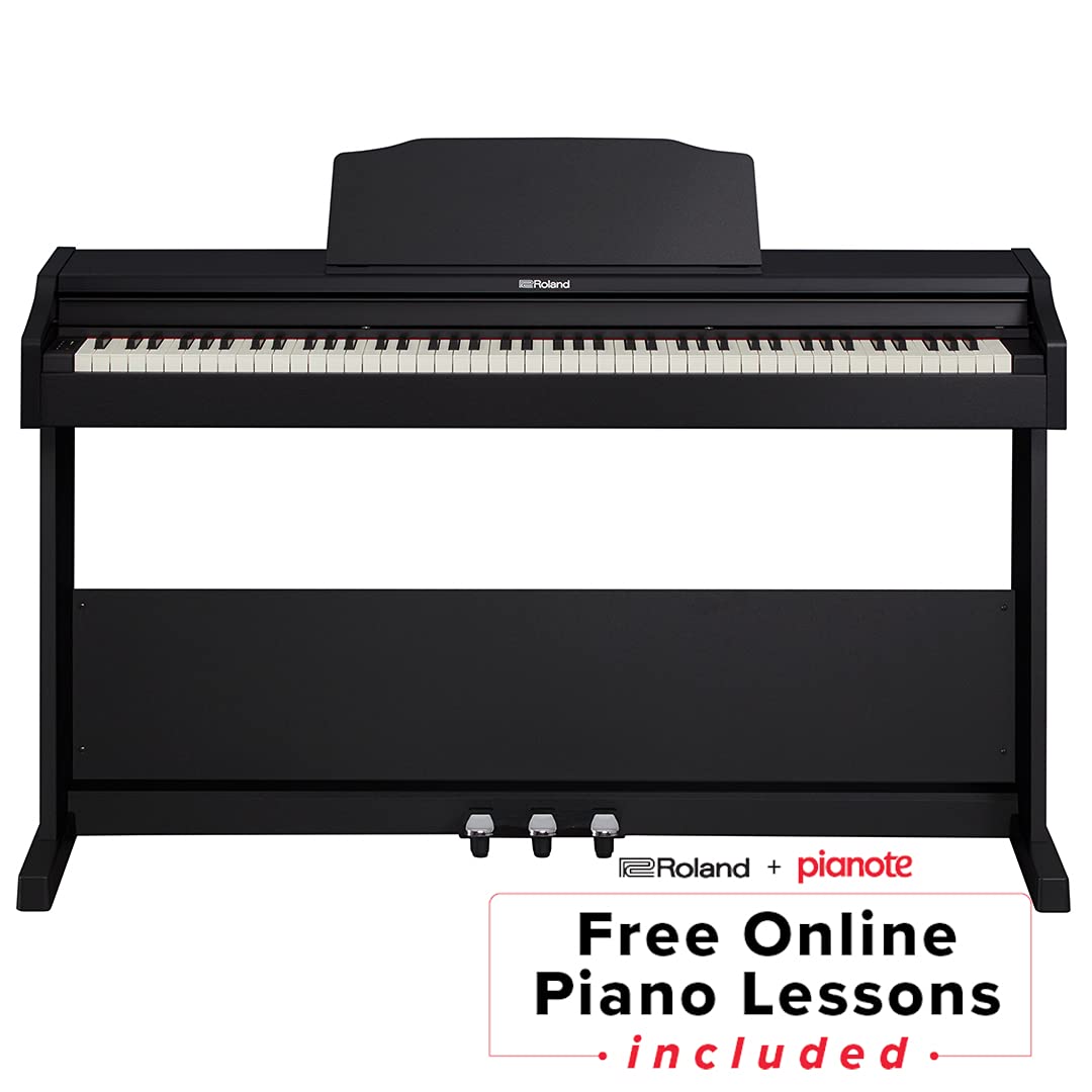 Roland RP102 88-key Weighted Keyboard Digital Piano with Bluetooth Black