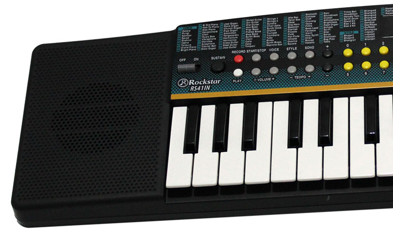 Rockstar RS41X IN 32 Keys Mini Keyboard with Indian Voice Style Songs