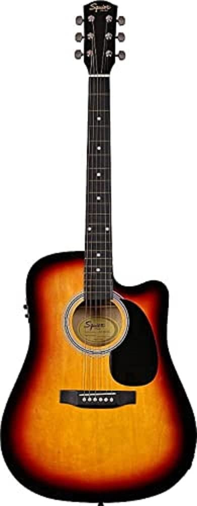 Fender SQUIER SEMI ACO GUITAR SA-105CE-Sun Brust