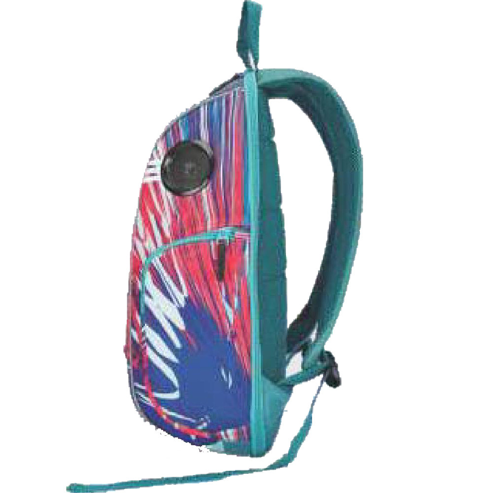 Safari BoomBox Blue 23L Bluetooth Speaker Laptop Backpack Bag